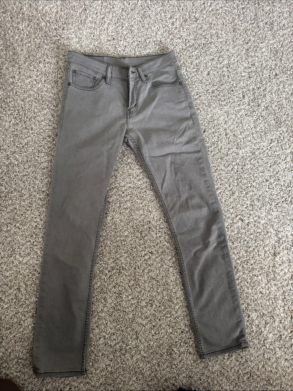 Levi's Men’s Gray Skinny Jeans